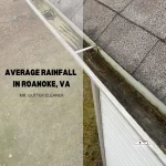 Average rainfall in Roanoke, VA