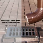 Downspout Sizes Which is Right for Your Home