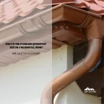 What is the Standard Downspout Size on a Residential Home?